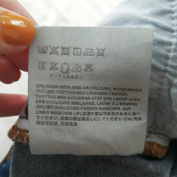 Acne Studios Skin 5 Skinny Jeans Dark Vintage Wash Blue Ankle Length 26 (2) - Picture 13 of 16